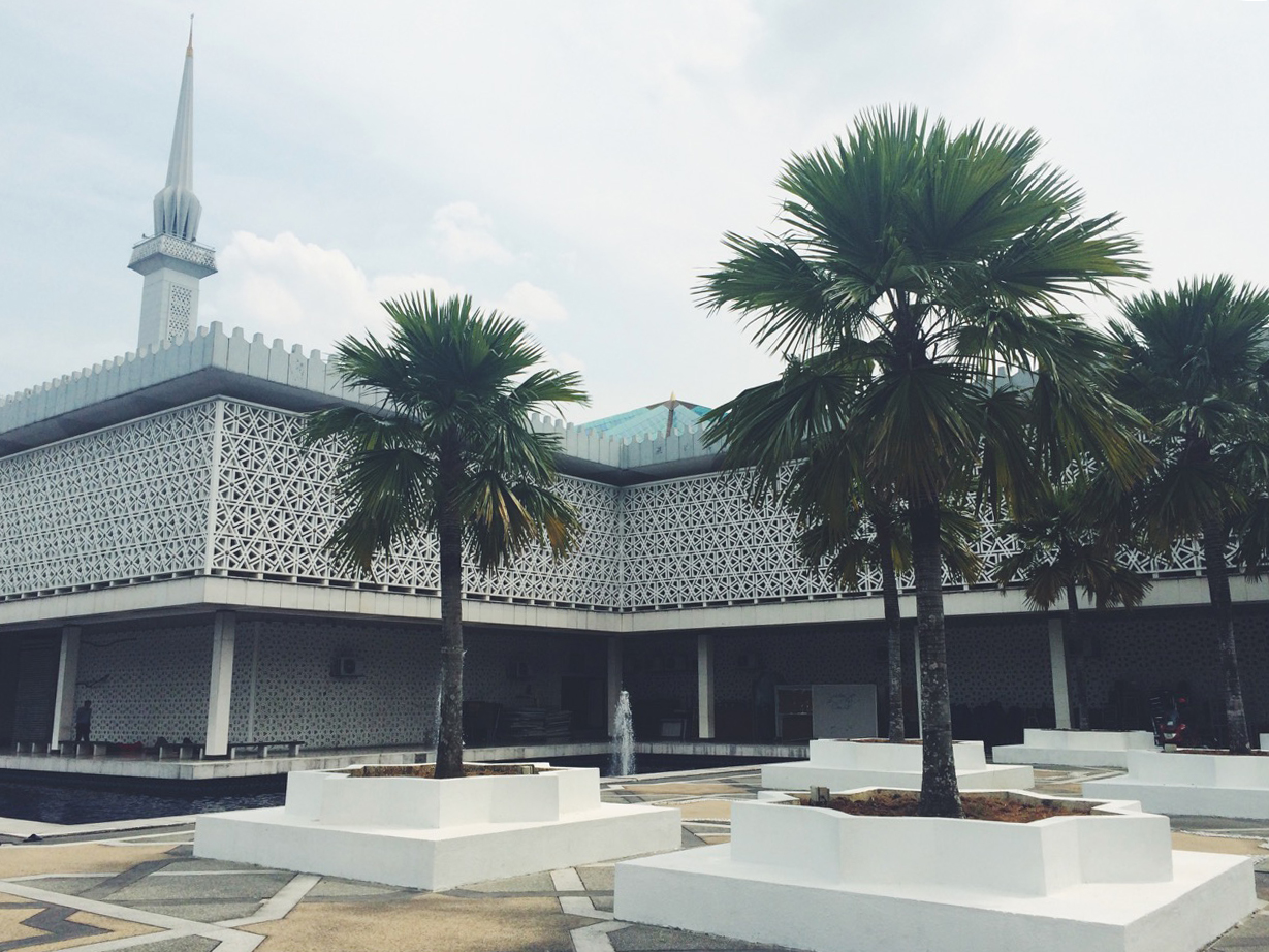 Путешествие по Малайзии, Куала-Лумпур: Национальная мечеть