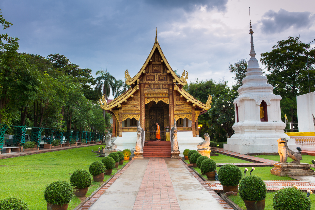 Достопримечательности Чиангмая, Таиланд: Часовня, где хранится статуя Будды-Льва