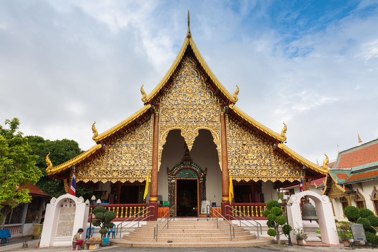 Достопримечательности Чиангмая, Таиланд: Главный павильон храма Ват Чианг Ман