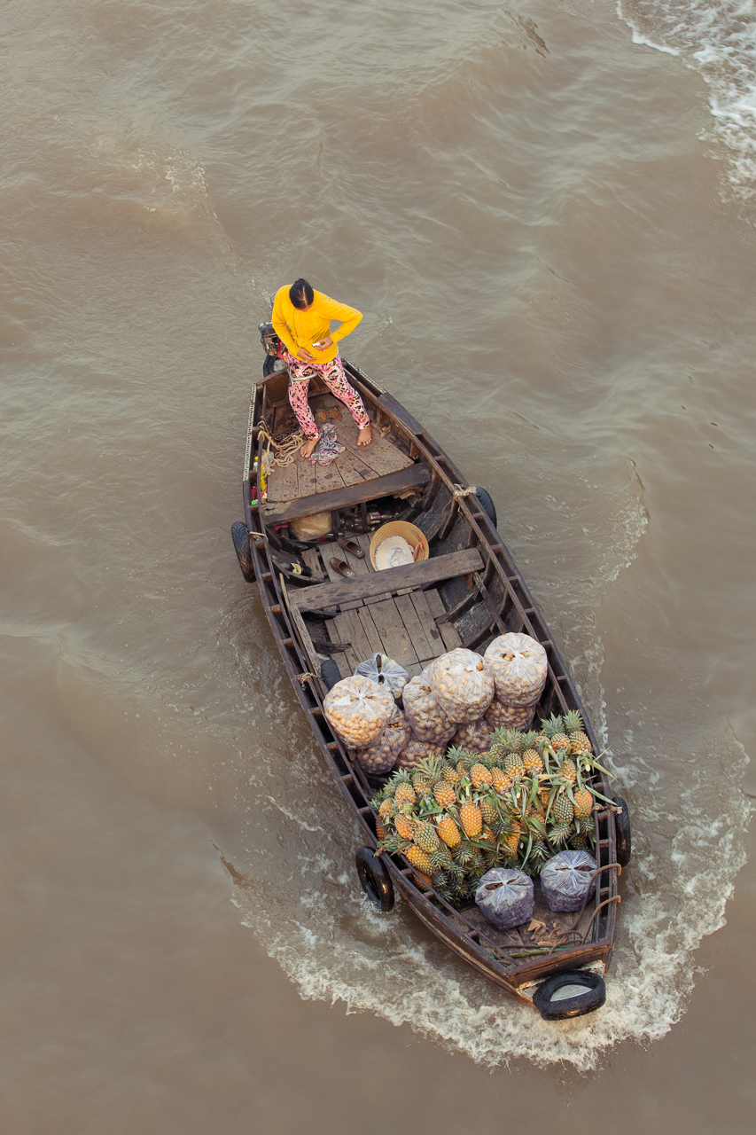 Путешествие по Вьетнаму, Кантхо: Плавучий рынок Кай Ранг